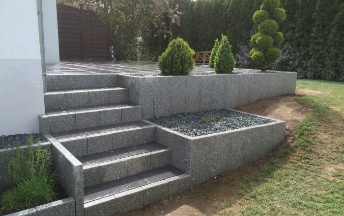 Holz- und Steinterrassen – Plan Grün