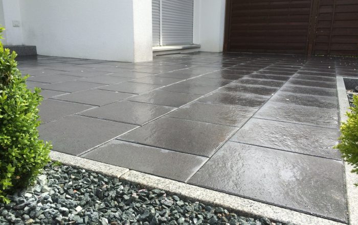 Holz- und Steinterrassen – Plan Grün